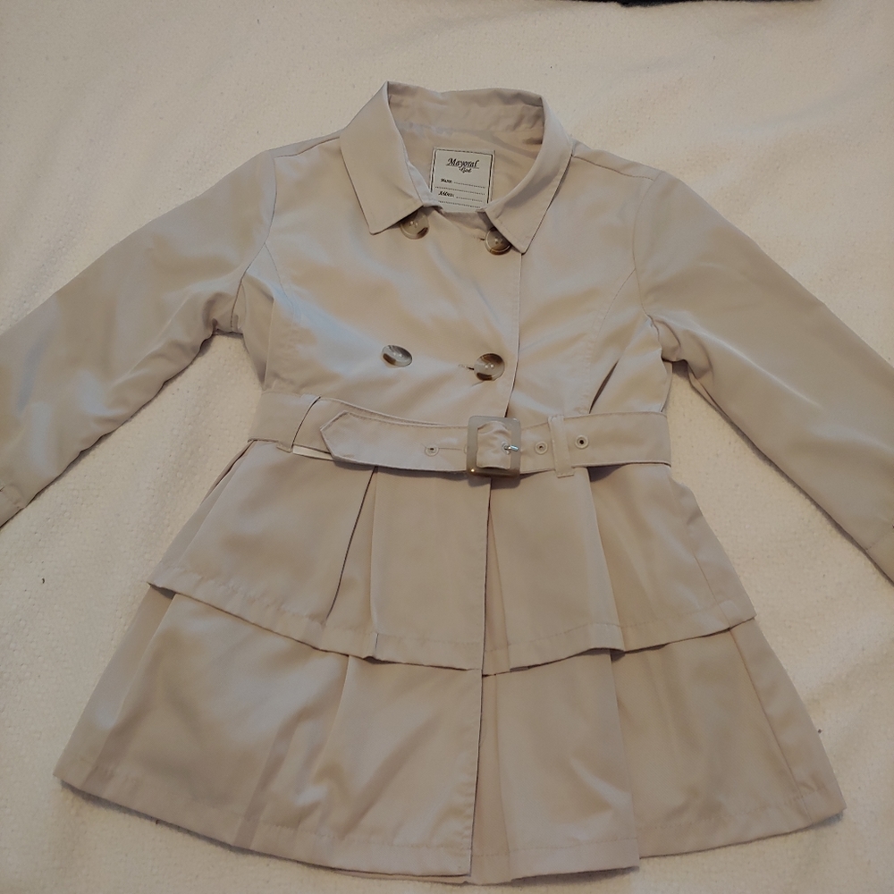 Mayoral lined trench coat size 4